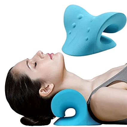 NECK RELAXER | CERVICAL PILLOW FOR NECK & SHOULDER PAIN | CHIROPRACTIC ACUPRESSURE MANUAL MASSAGE | MEDICAL GRADE MATERIAL | RECOMMENDED BY ORTHOPAEDICS